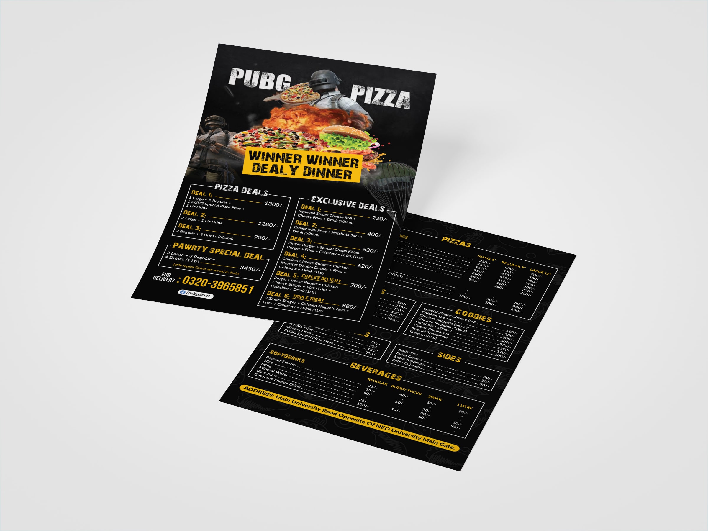 brochure design double vertical layout Miami 2026