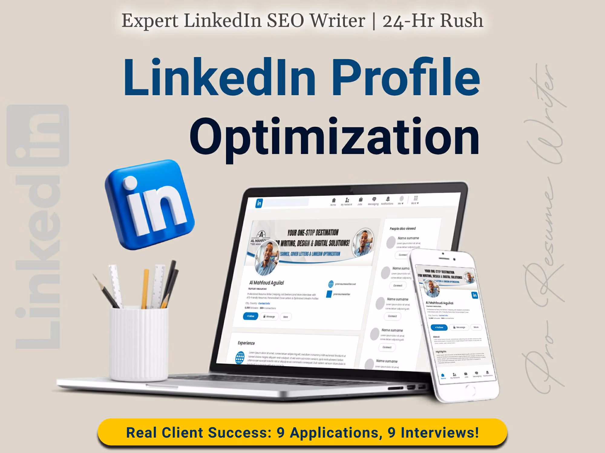 Profile Optimization & Enhancement LinkedIn Profile Building & Writing Services in Miami 2026